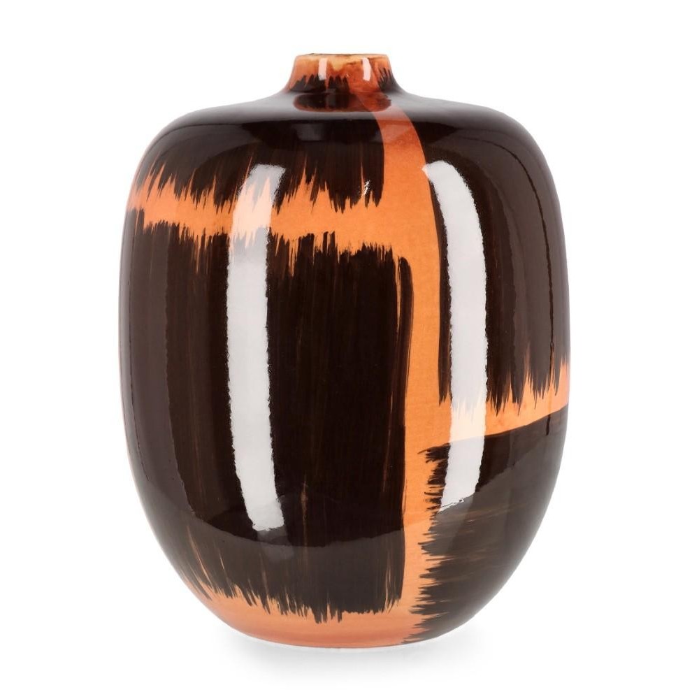 BOTTIGLIA DECORATIVA KAIA MOGANO H.32